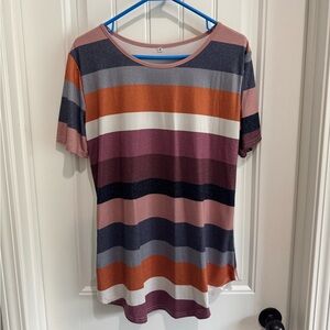 Striped Multicolor Women's Top